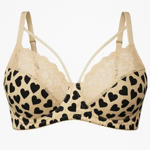 سوتین فنردار زنانه ماییلدا مدل هارنس دار قلب قلبی کد 5551