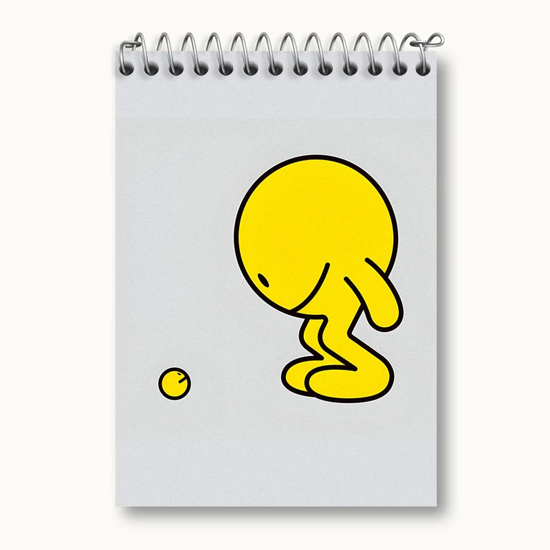 دفتر یادداشت 50 برگ خندالو طرح شکلک بامزه کد N2930