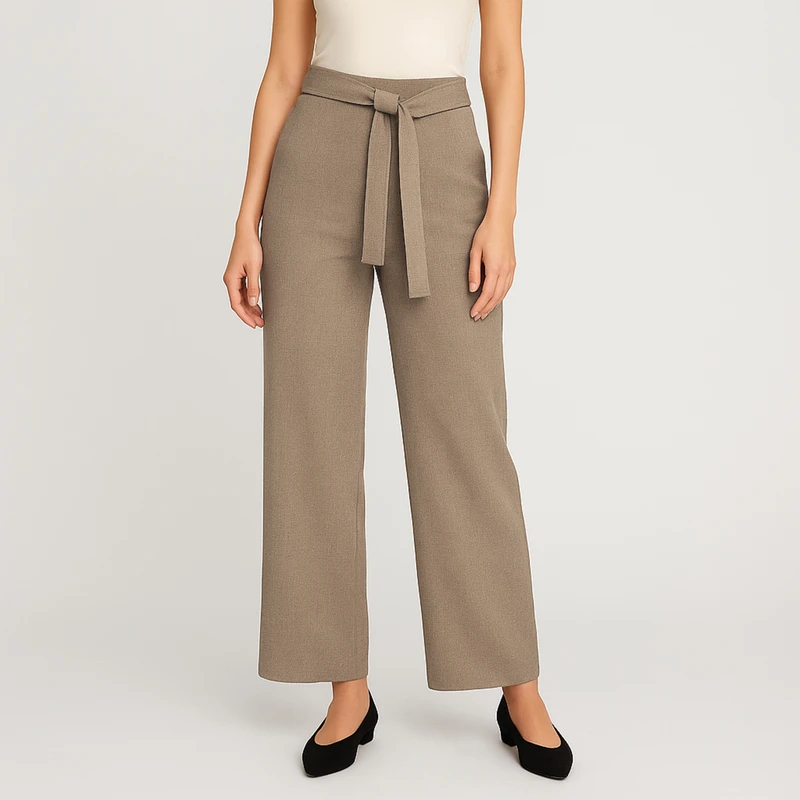 شلوار زنانه  مدل نخی تابستانی کد BAG-BRN