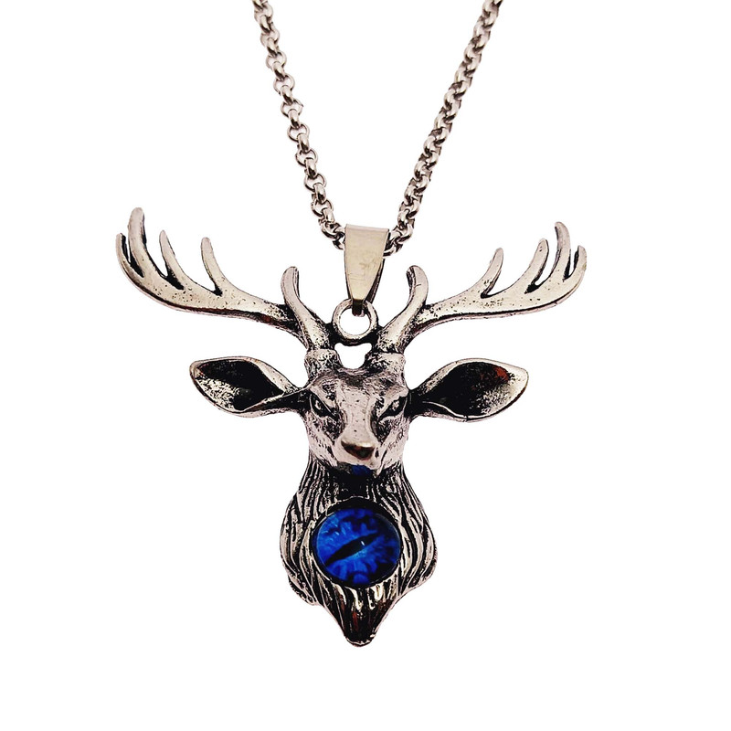 گردنبند طرح گوزن مدل 369GAMZ