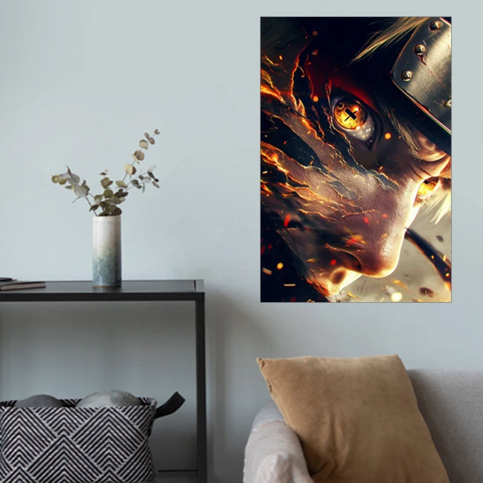 پوستر گوفی مدل والپیپر ناروتو اوزوماکی خشمگین انیمه ناروتو طرح Naruto Anime Wallpaper کد SIDE23