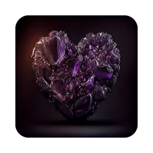 زیر لیوانی کاکتی مدل عاشقانه کد mp10553