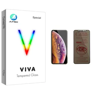 Junbo Viva Glass Privacy Screen Protector For Apple اپل iPhone XS