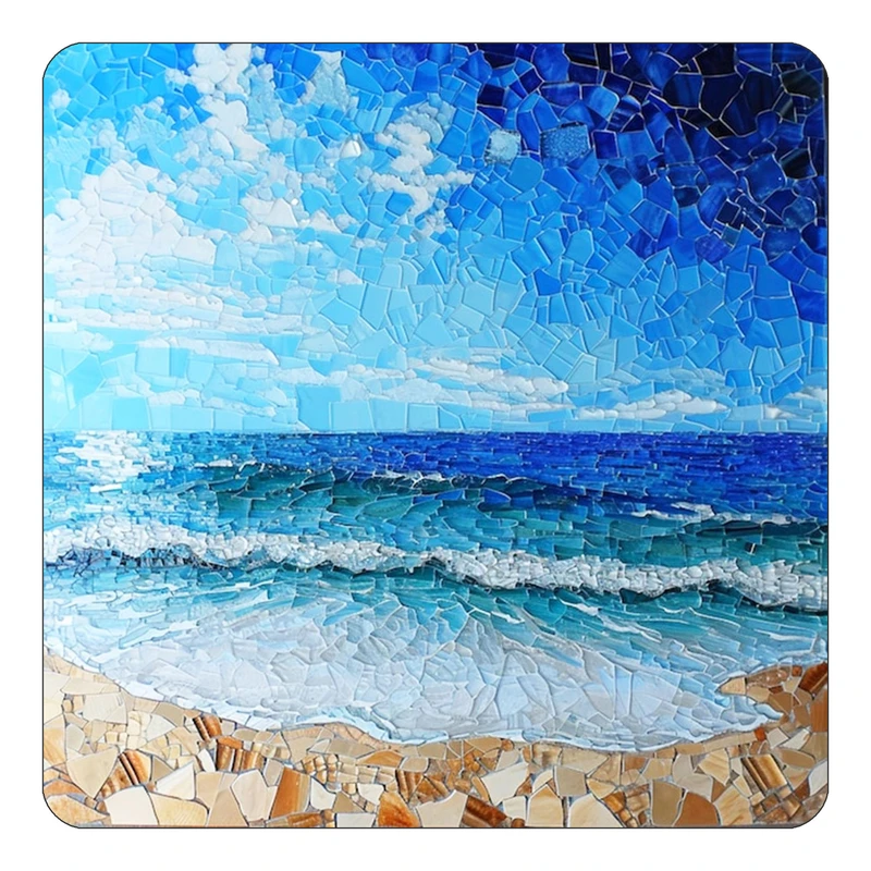 مگنت کاکتی طرح نقاشی رنگ روغن مدل mp69602