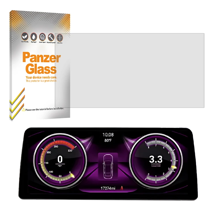 محافظ مانیتور شفاف پنزر گلس مدل Fabric مناسب برای بی ام دبلیو BMW X3 2015-2017