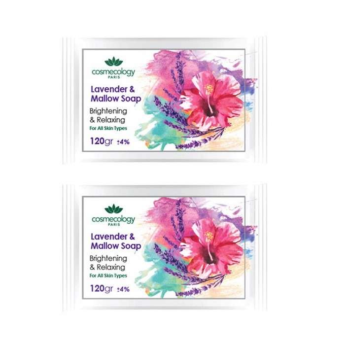 صابون شستشو کاسمکولوژی مدل  لوندر   وزن 120 گرم مجموعه 2 عددی