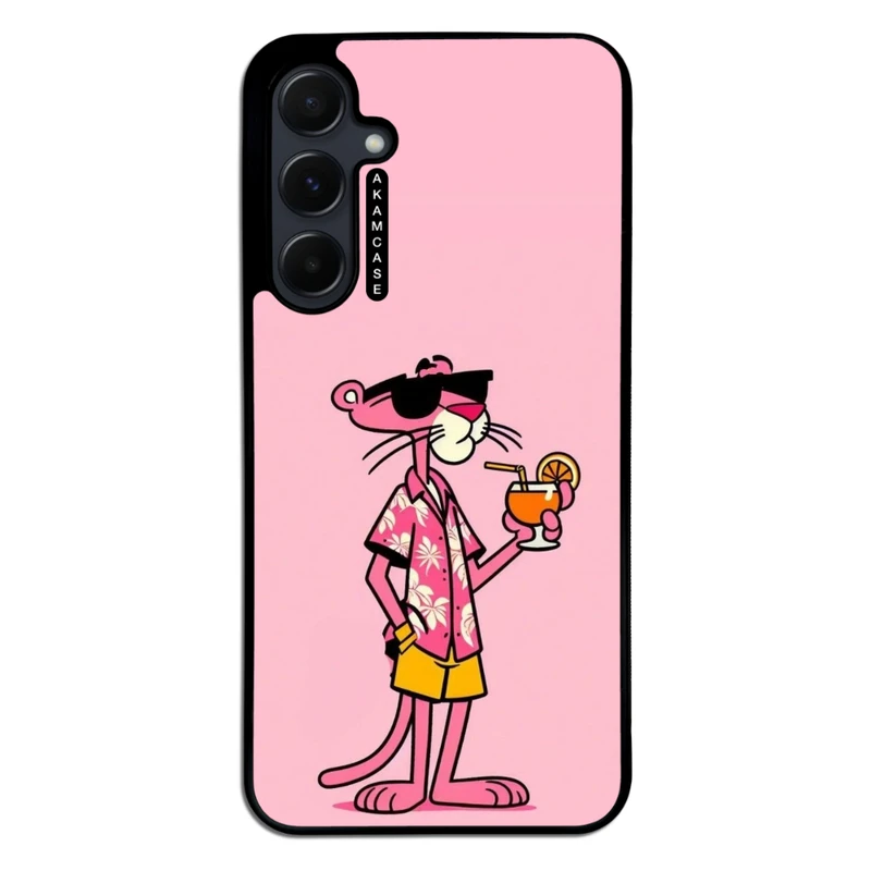 کاور آکام مدل AMC-WSGA55-PINK PANTHER13 مناسب برای گوشی موبایل سامسونگ Galaxy A55
