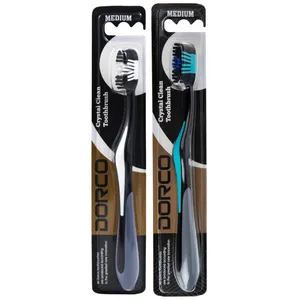 مسواک دورکو مدل Crystal Clean با برس متوسط مجموعه 2 عددی