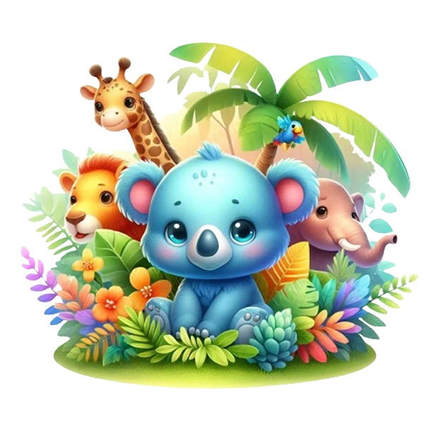 استیکر پارچه و لباس پاد آفرین طرح کارتونی کد 1364