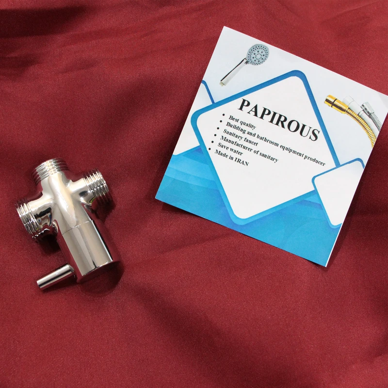 عکس شماره 6 : سه راهی دوش حمام پاپیروس مدل یونیورست lux