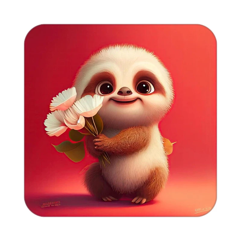 زیر لیوانی کاکتی طرح حیوانات کارتونی مدل mp28744