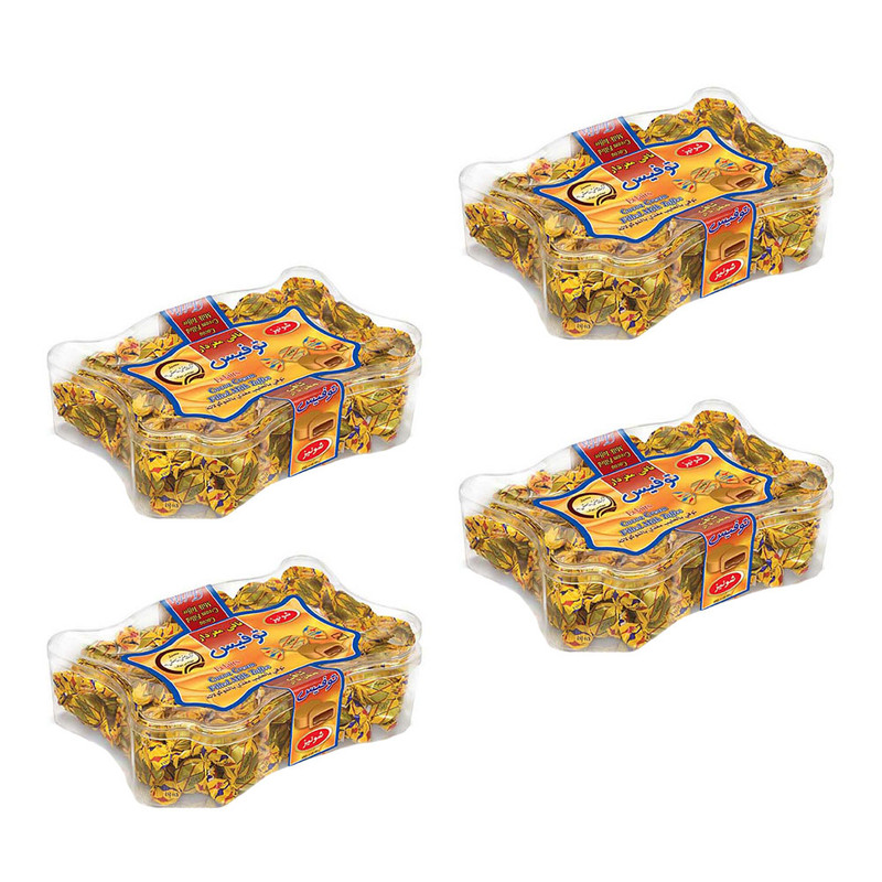 تافی مغزدار کاکائویی توفیس شونیز - 300 گرم بسته 4 عددی
