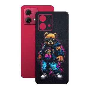 Remax cover sticker Leth model Sport bear design suitable for Motorola Moto G84 mobile phone