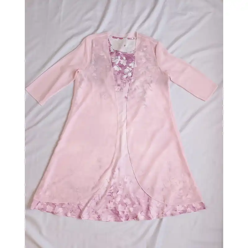 ست رویه و سارافون زنانه مدل آبرنگ