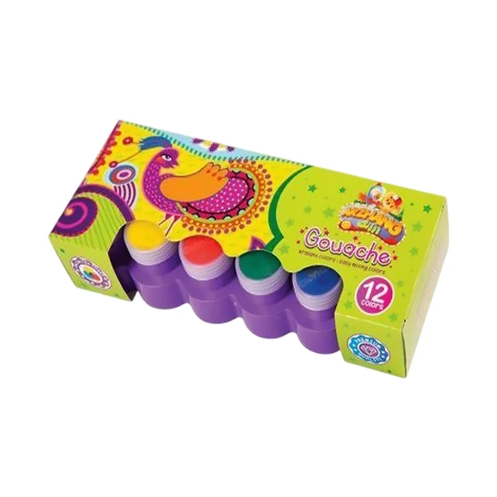 گواش 12 رنگ ارژنگ کد PA-4301