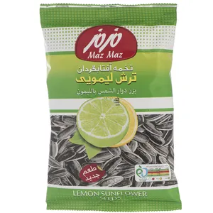 تخمه آفتابگردان ترش لیمویی مزمز مقدار 120 گرم	