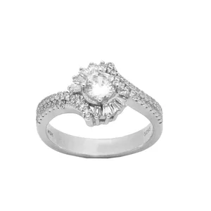 انگشتر نقره زنانه مدل GTA-343