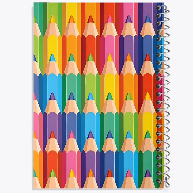 دفتر نقاشی 50 برگ خندالو طرح مداد رنگی کد N4673