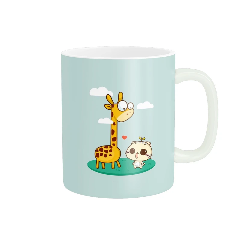 ماگ پاد آفرین طرح زرافه کد 2153