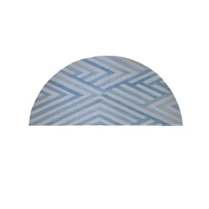 پادری مدل نیم دایره طرح  آبرنگی کد 9059 سایز 90×45 سانتی متر