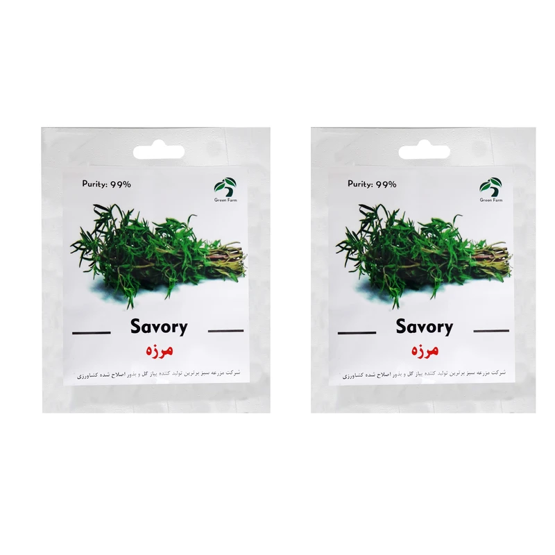 بذر مرزه گرین فارم کد AWV 11 بسته 2 عددی