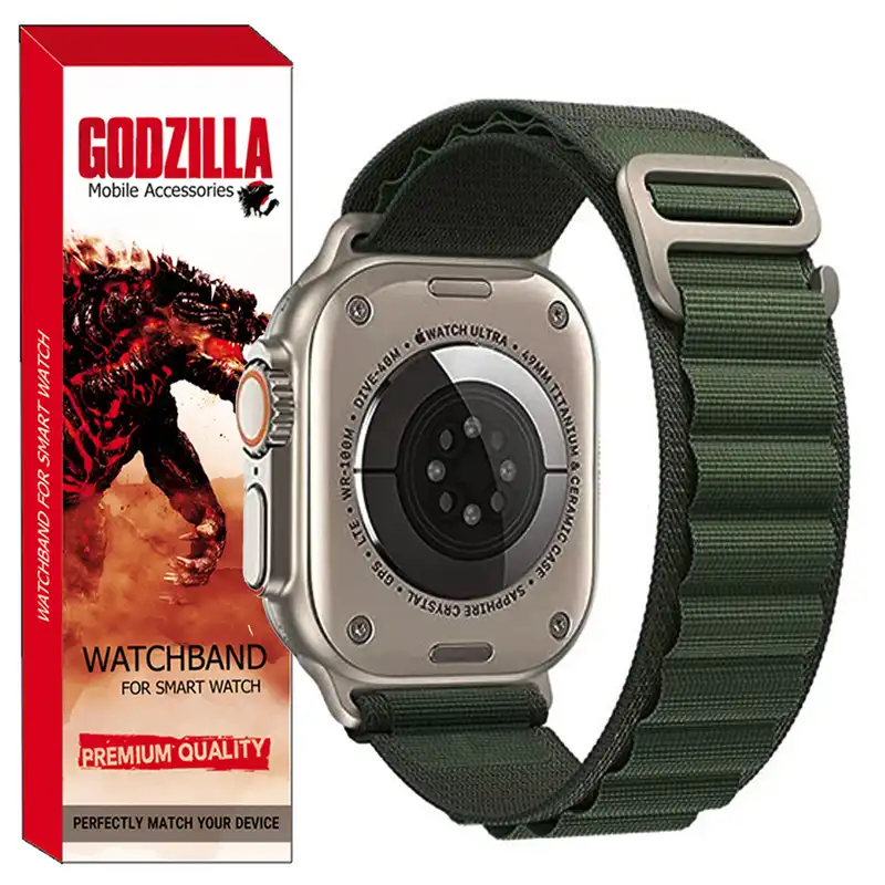 بند گودزیلا مدل Alpine Loop مناسب برای اپل واچ Ultra 2 49mm