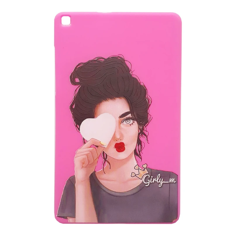 کاور طرح لیدی کد TB117 مناسب برای تبلت سامسونگ Galaxy Tab A 8.0 2019 T290 / T295