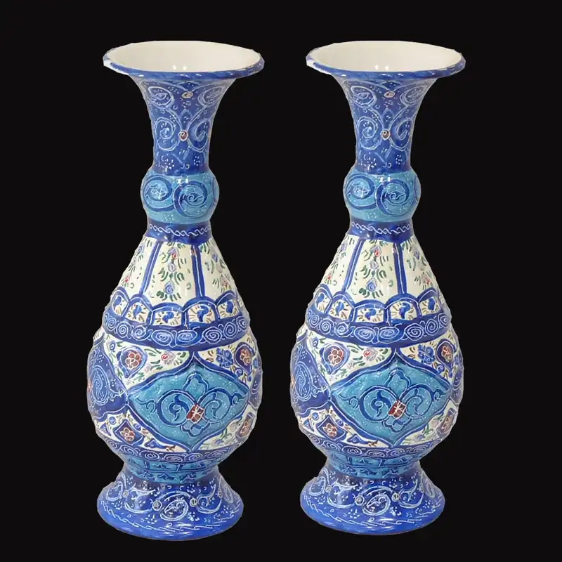 گلدان میناکاری طرج گنجینه بسته 2 عددی