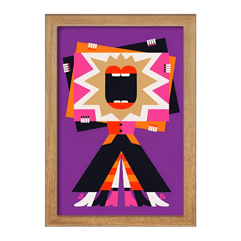 تابلو خندالو مدل فریاد کد F9749