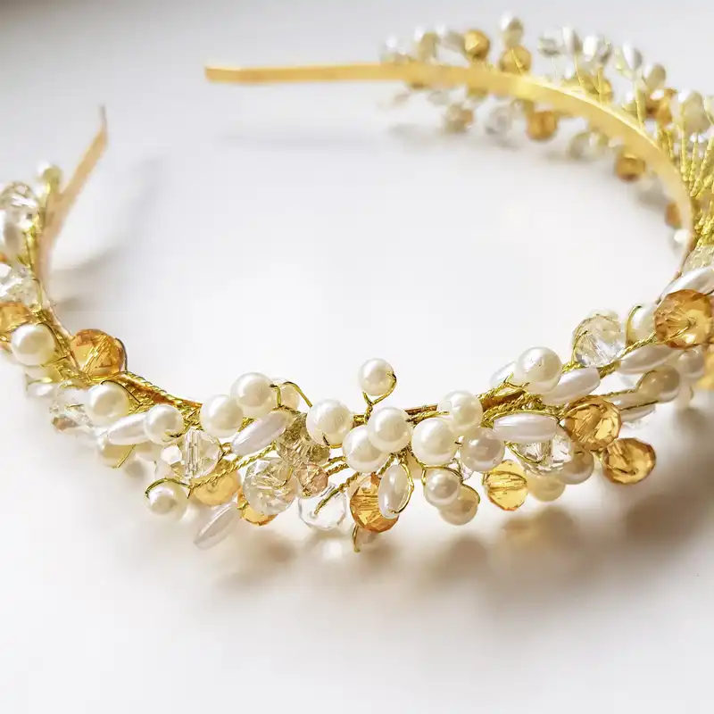 تل مو زنانه طرح تاج کد HBT4040