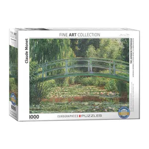 پازل 1000 تکه یوروگرافیکس پازلز مدل The Japanese Footbridge كد 0827-6000