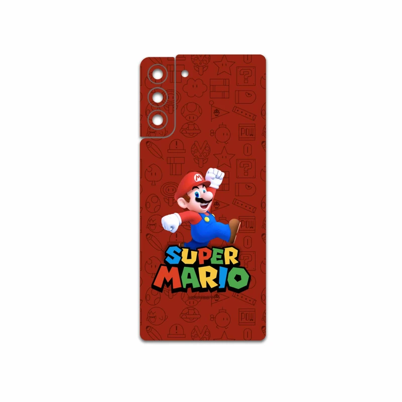 برچسب پوششی ماهوت مدل Super-Mario-Game مناسب برای گوشی موبایل سامسونگ Galaxy S21 Plus 5G
