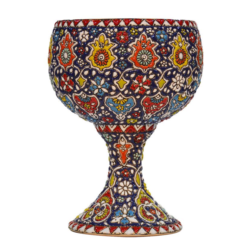 جام میناکاری مدل گیلاس خوری کد 1