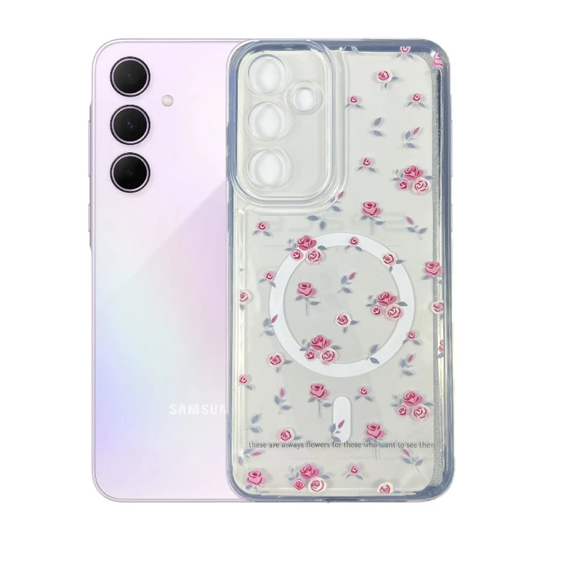 کاور طرح گلبرگ مناسب برای گوشی موبایل سامسونگ Galaxy A15