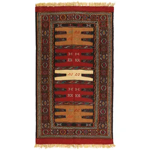 گلیم دستبافت دو متری کد 990756