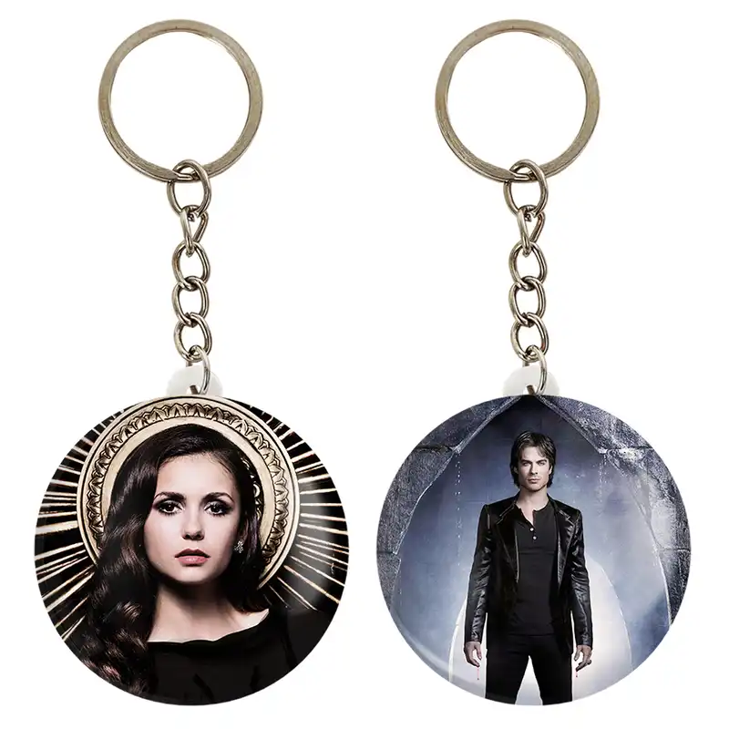 جاکلیدی خندالو مدل دیمون و الینا گیلبرت خاطرات یک خون آشام The Vampire Diaries کد 2027720275 مجموعه 2 عددی