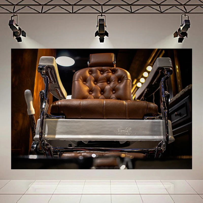 استیکر طرح آرایشگاه مدل صندلی کد AR30971