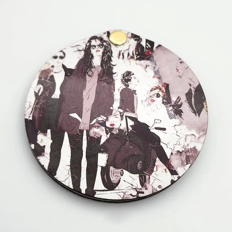 آینه جیبی مدل دختر کد ZJ-MR28-24