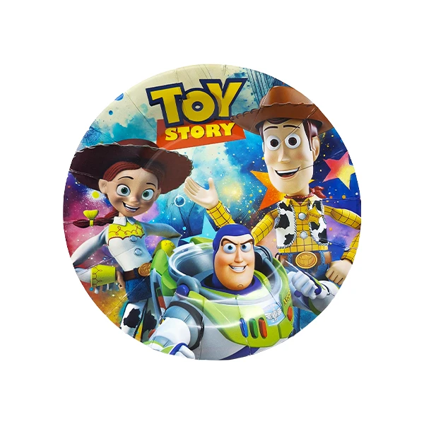 پیش دستی یکبار مصرف مدل داستان اسباب بازی کد ToyStoryPlate2 مجموعه 10 عددی