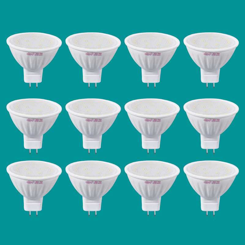 چراغ ال ای دی 7 وات نورینو مدل سرامیکی پایه GU5.3