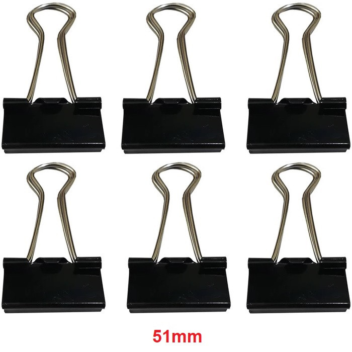 گیره کاغذ مدل دوبل بسته 6 عددی