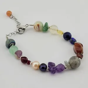دستبند زنانه مدل سنگ Chakra کد 00813