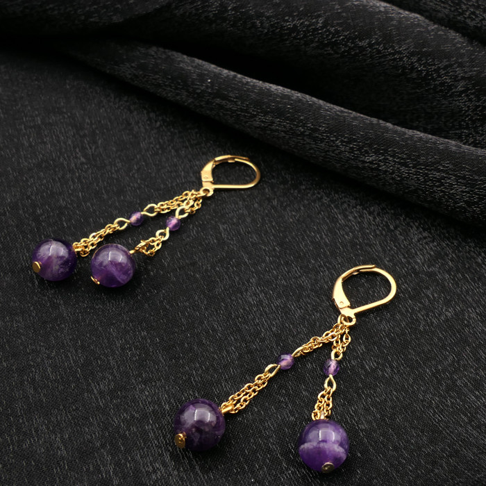 گوشواره دخترانه مدل آماتیس کد MR59