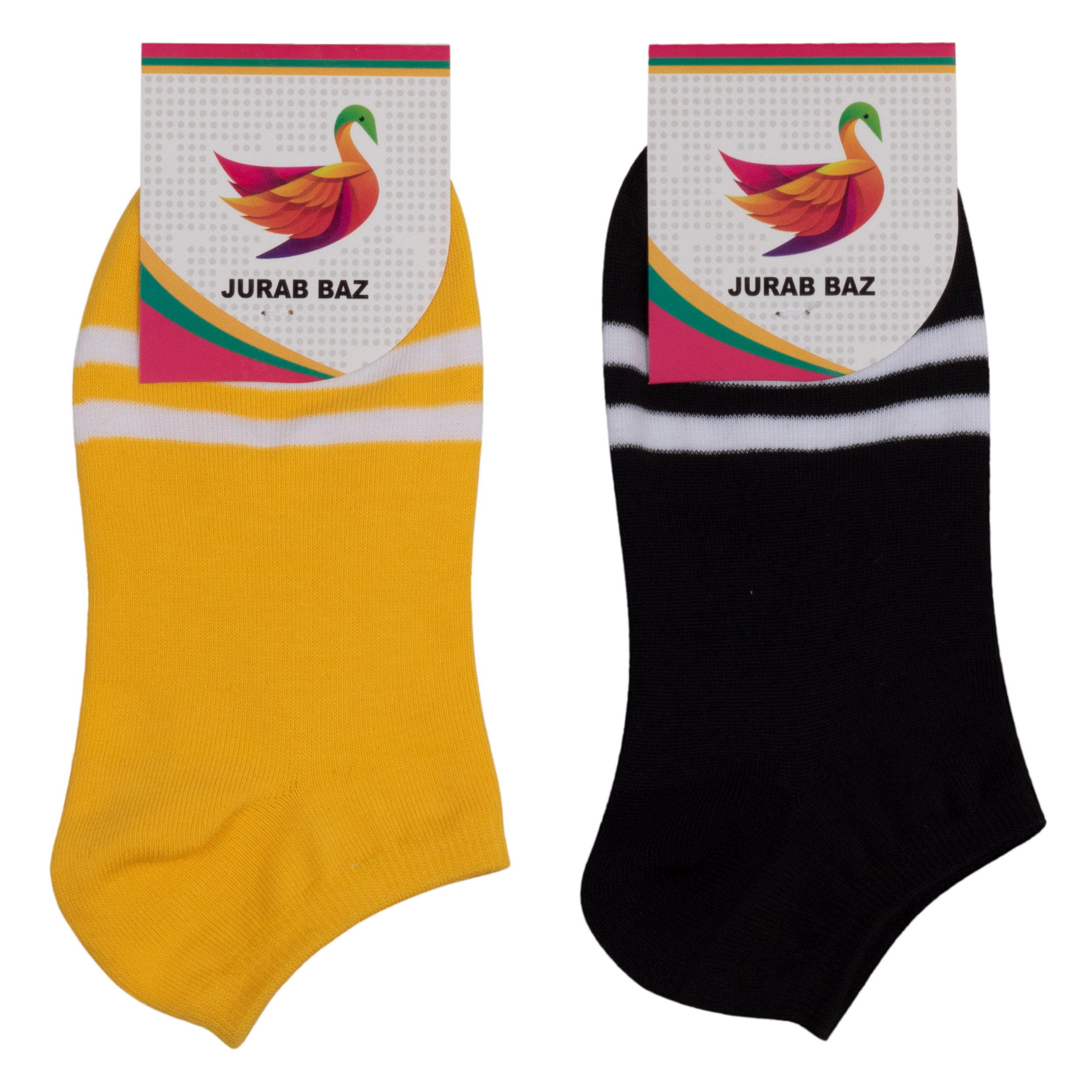 جوراب دخترانه کد JB 42 مجموعه 2 عددی