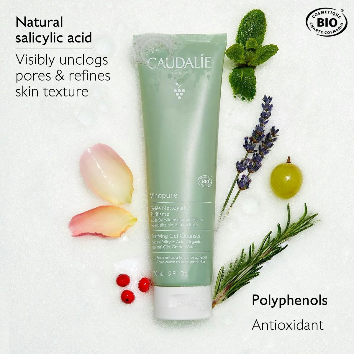 ژل شستشو صورت کدلی مدل وینوپیور حجم 150 میلی لیتر -  - 2