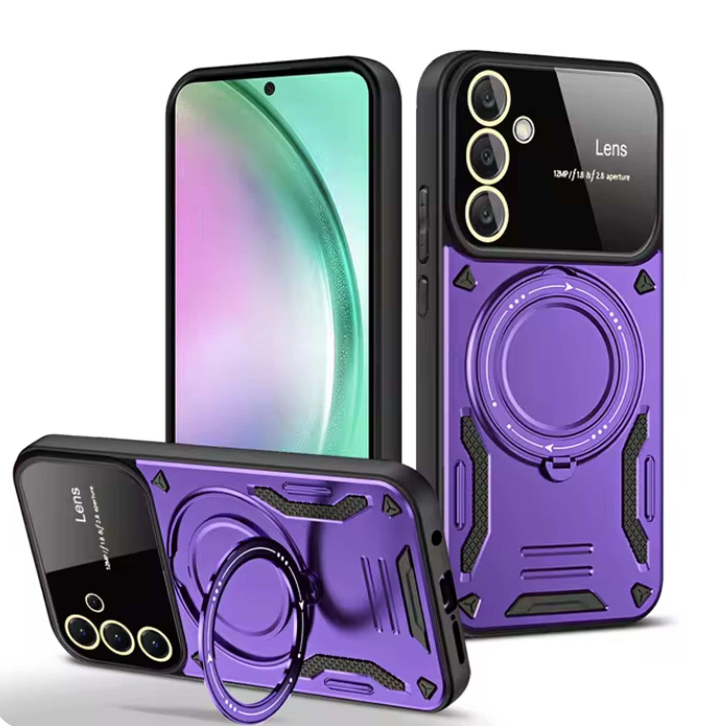 کاور اسپارتان مدل Hybrid Armor Strap مناسب برای گوشی موبایل سامسونگ Galaxy A35 5G / A35 به همراه بندآویز