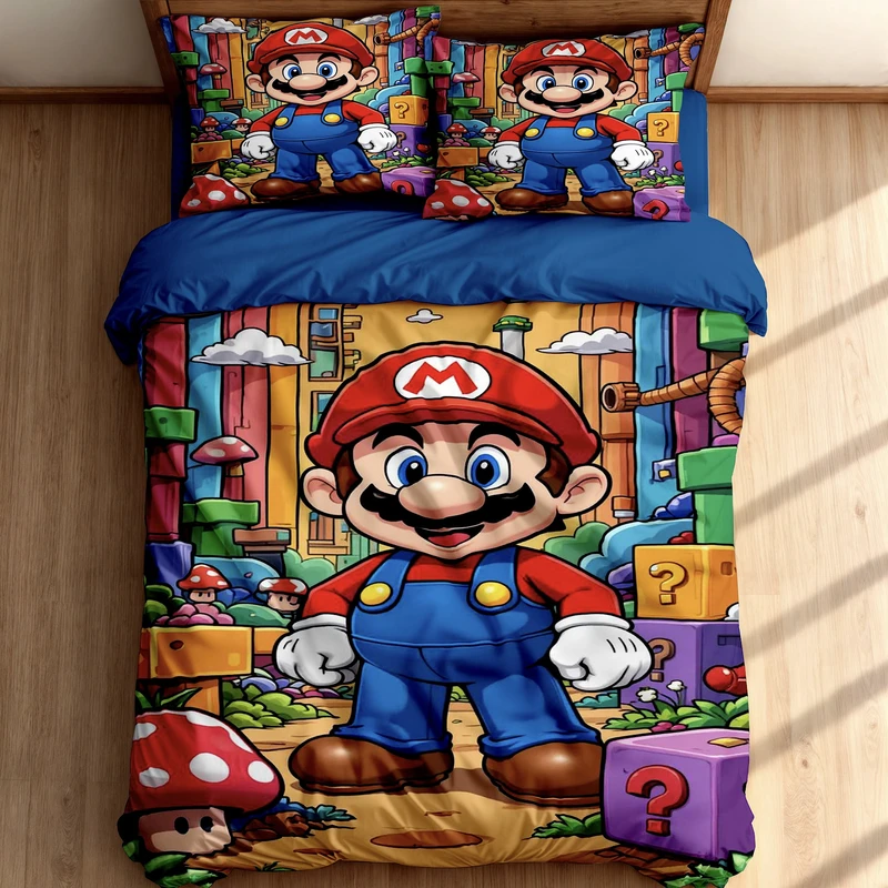 سرویس خواب 1 نفر 5 تکه مدل ماریو کد Mario 09