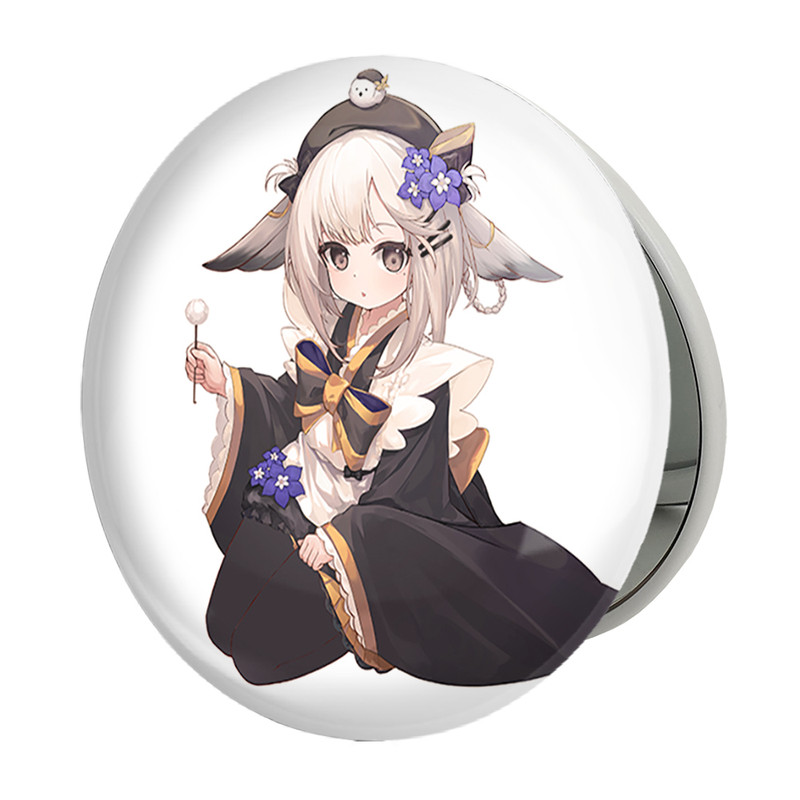 آینه جیبی خندالو طرح بازی آزور لین (Azur Lane) مدل تاشو کد 34255