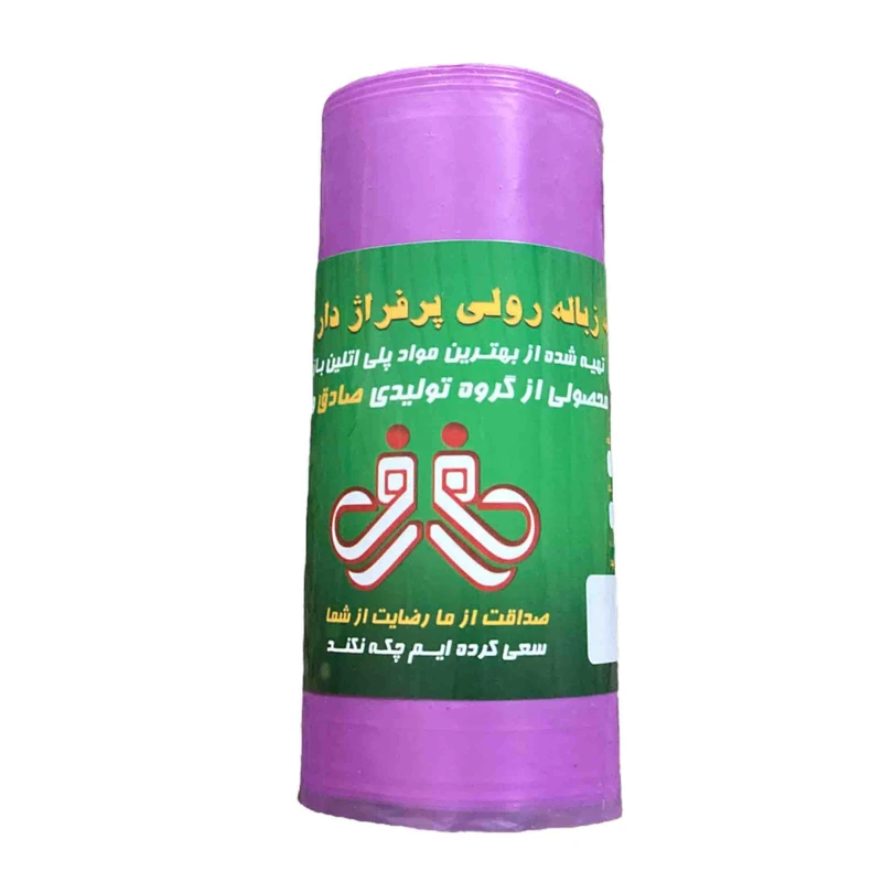 کیسه زباله رف رف مدل ضخیم رنگی دو بسته 30 عددی