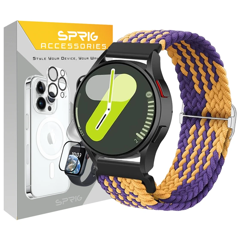 بند اسپریگ مدل Braided NewC مناسب برای ساعت هوشمند سامسونگ Galaxy Watch 7 40mm